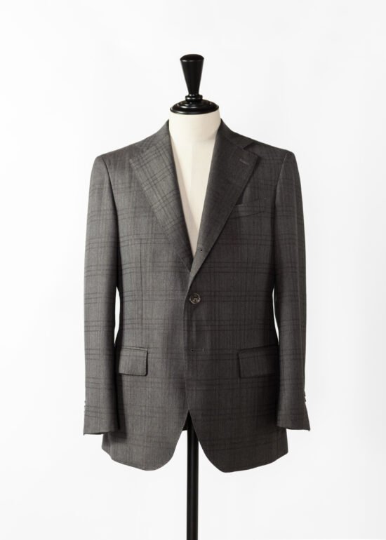 シングルブレストスーツ 2釦 ウール100%