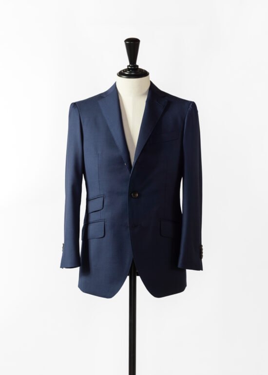 シングルブレストスーツ 2釦 ウール100%