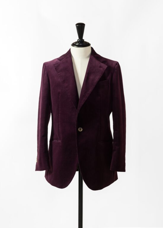 シンブルブレストスーツ 1釦 コットン98% ライクラ2%