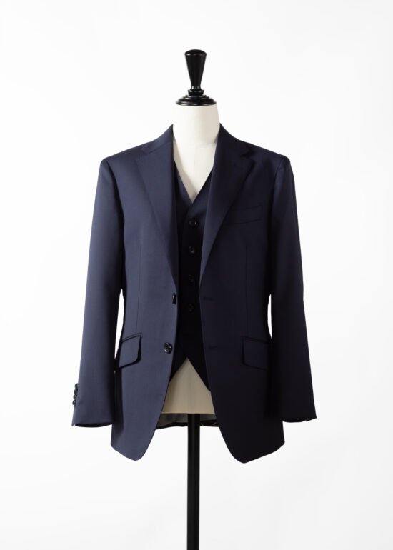 スリーピーススーツ シングルブレスト 2釦