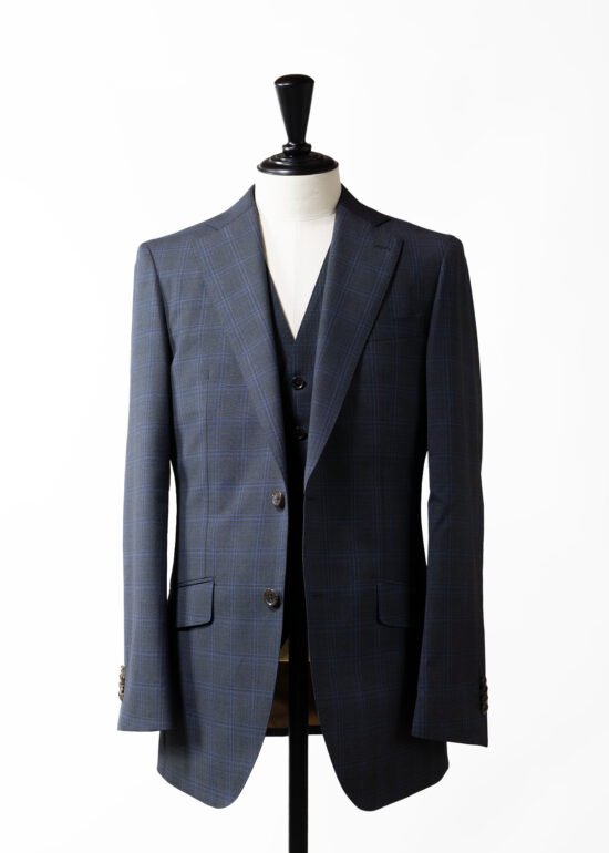 スリーピーススーツ シングルブレスト 2釦